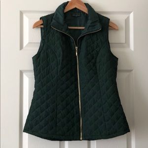 Hunter Green Quilted Vest